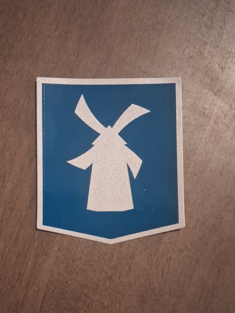 Blue And Silver Dutch Bros Sticker